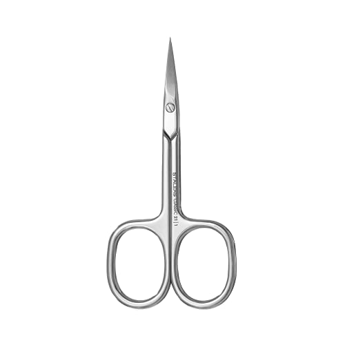 STALEKS Classic 21 Cuticle Scissors, 23 mm Curved Blades, Short Handles
