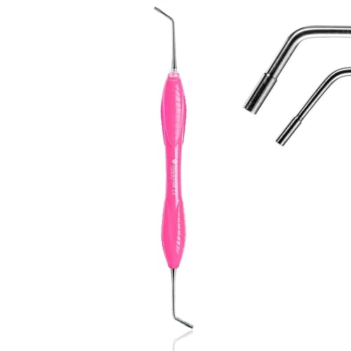 INSTUMAX® RGS 3-4 Instrument, Restorative Dentistry Filling Instrument with Pink Silicone Handle, Stainless Steel Dental Hand Instrument, 5 Piece Set