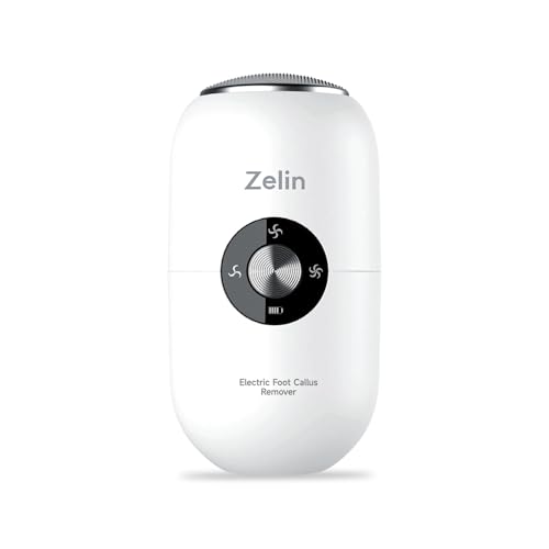 zelin Electric Foot Callus Remover, Stainless Steel for Dry Feet