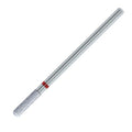 Diamond Nail Drill Bits for Cuticle Removal - 2mm Round Barrel Fine Chrome Coated Rotary Burr for Dead Skin Cleaning, Pro Russian Manicure Accessories, Fit Electric Nail Drill Machines - color: 2mm Round Barrel F