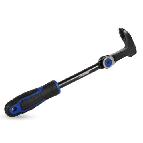 8" Nail Puller Pry Bar, Indexing Crowbar Multi-Angle Wrecking Bar - size: 8"