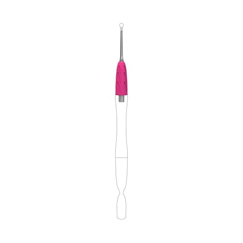 STALEKS PRO UNIQ Combo Loop Cuticle Pusher Tip, Replaceable Working Part - size: for manicure, style: loop pusher