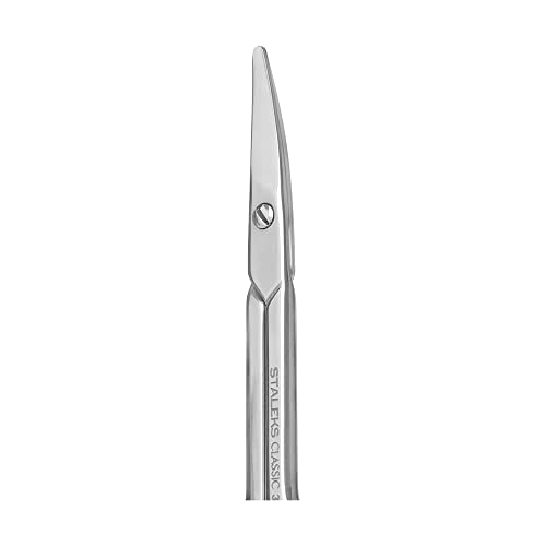 STALEKS Classic 32 Kids Nail Scissors, Curved Blades, Rounded Safety Tips