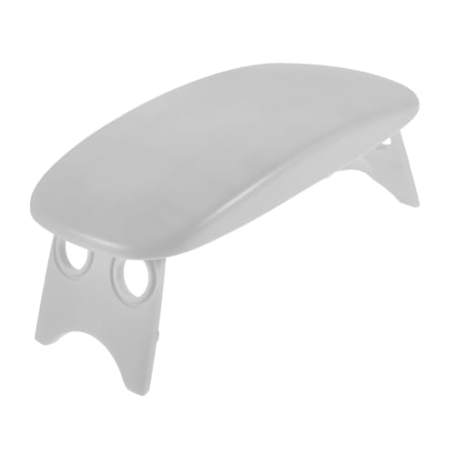 Healeved Portable Foldable Nail Arm Rest Cushion 7.87X3.74X2.95 Inch Manicure Hand Pillow for Comfortable Wrist Support at Nail Salon and Home - color: Grey