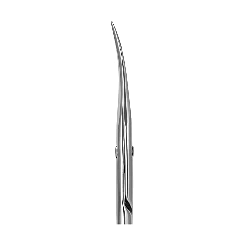STALEKS PRO Exclusive 20 Cuticle Scissors, Curved Blades, Compact Handles - size: M