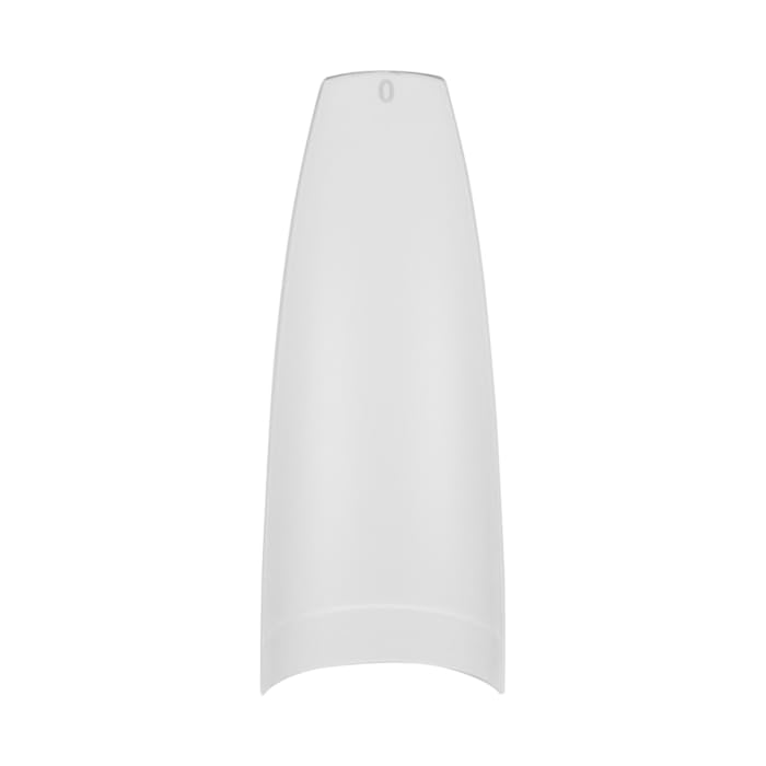 Americanails Coffin Nail Tips - 120ct Set - Ideal for Acrylic and Hard Gel, Break-Resistant ABS Plastic, Clear Matte Finish, Half Well with Micro Contact Area - color: Coffin, size: 120 Nail Tips