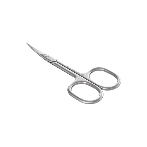 STALEKS Classic 21 Cuticle Scissors, 23 mm Curved Blades, Short Handles