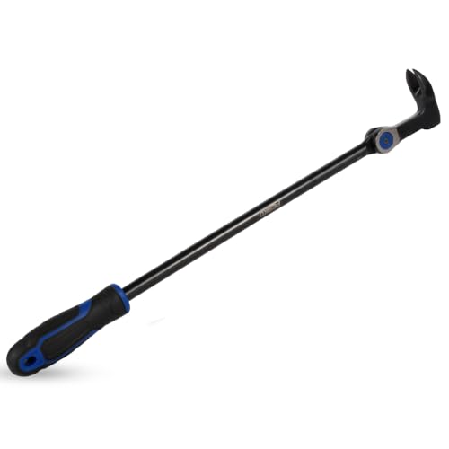 16" Nail Puller Pry Bar, Indexing Crowbar Multi-Angle Wrecking Bar - size: 16"