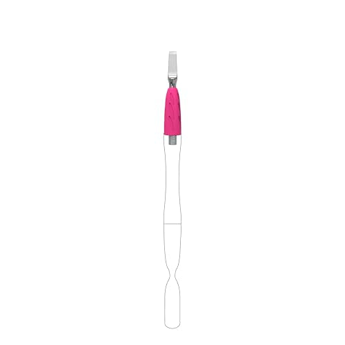 STALEKS PRO UNIQ Combo Straight Blade Cuticle Pusher Tip, Replaceable Part - size: for manicure, style: straight blade