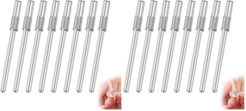 8 PCS Mini Mandrel Nail Bit,3.1 MM 3/32 Inches Nail Drill Bit for Electric Drill File Machine,Suitable for Acrylic Nails Manicure Pedicure Tool,Sanding Bands Compatible (Pack of 2) - size: 8 PCS (Pack of 2)
