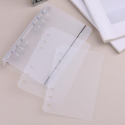 Clear Press on Nail Organizer Book Storage with Loose-Leaf Design