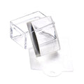 GSHLLO 2 Sets Rectangle Clear Silicone Nail Art Stamper with Scraper Nail Stamping Jelly Manicure Tools for DIY Nail Deco