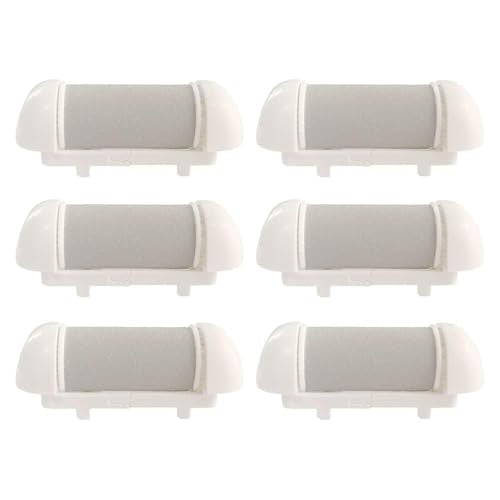 6 Pack Replacement Fine Roller Head for Electric Callus Remover, Pedicure Tools Foot File Refill Rollers for Feet Callus Shaver Pedicure Kit (6pcs Light Coarse) - style: 6pcs Light Coarse