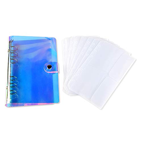 16 Slots Rainbow Nail Art Stamping Plate Storage Bag