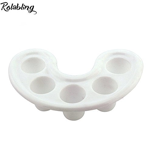 3Pcs Nail Soaking Bowl 5-finger Nail Art Tips Hand Soak Bowl Tray - style: set-1