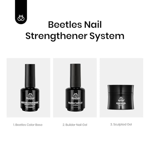 Beetles Rubber Base Gel 1pcs 15ml - color: H-Pink-1