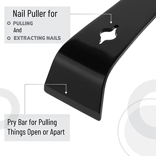 Bates- Pry Bar Scraper, 9.5-Inch, Carbon Steel, Pry Tool, Scrape and Pry Bar, Metal Pry Tool, Flat Pry Bar, Beekeeping Equipment Bee (Pack of 2) - size: 9.5" (Pack of 2)
