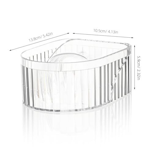 SOIMISS Acrylic Nail Soaking Bowl for Nail Polish Removal and Cuticle Softening Fits One Hand Suitable for Home Manicure Treatment Tray