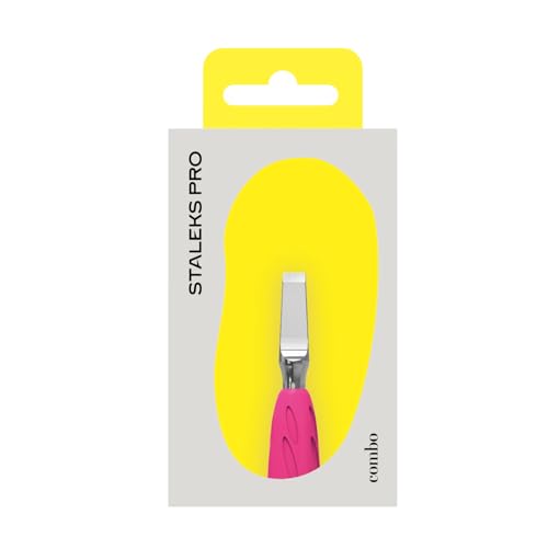 STALEKS PRO UNIQ Combo Straight Blade Cuticle Pusher Tip, Replaceable Part - size: for manicure, style: straight blade