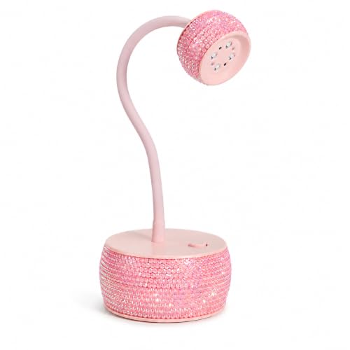 Rechargeable Gooseneck Flash Cure Nail Lamp, Auto Sensor, Pink