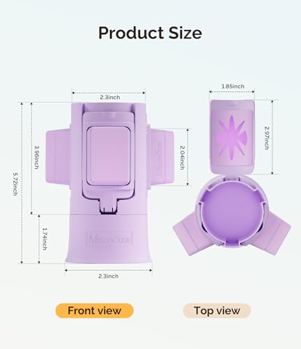 MelodySusie Nail Polish Bottle Holder and Nail Art Tools Organizer Purple - color: Purple