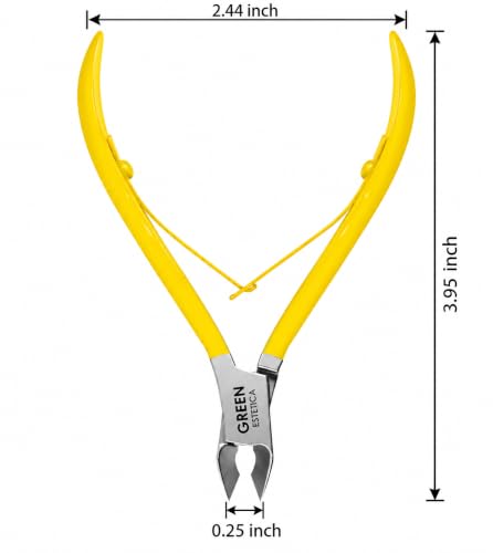 1piece Cuticle Trimmer Nipper 9 Color (Yellow) - color: Yellow