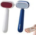 Double-Sided Foot Scraper, Stainless Steel Callus Remover, 2PCS White+Blue