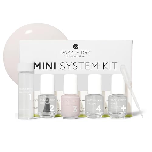 Dazzle Dry Mini Kit – Prima Ballerina – 4 Step System (5 Piece Kit) - color: Prima Ballerina | 5 Piece Set
