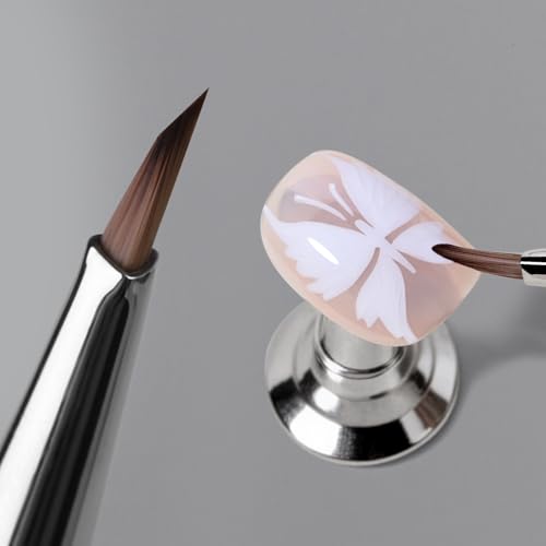 YOKEFELLOW EliteAlly Nail Art Brushes,Nail Brush for Drawing Petals and Butterflies, Watercolor Paint Brushes for Oil Painting, Professional Nail Tool(EA07 ART) - color: EA07-ART