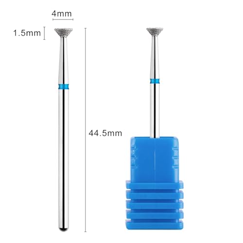 Acycoin2A 2pcs Head Disc Grinding Burr T Mills Electric Nail Drill Bit