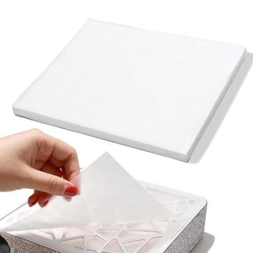 100PCS Nail Dust Collector Filter Paper PP Material - color: paper