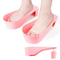 Yokilly Toe Nail Soaking Bowl: 2 PCS Shoe Design Toenails Soak Off Bowl - color: Pink