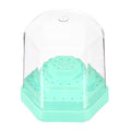 uxcell Nail Drill Bits Holder 48 Holes Large Space Drills Cleaning Green - color: Green