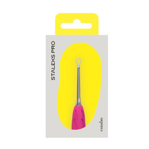 STALEKS PRO UNIQ Combo Loop Cuticle Pusher Tip, Replaceable Working Part - size: for manicure, style: loop pusher
