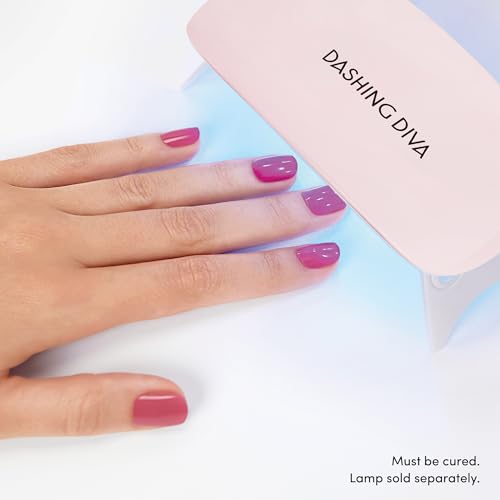 Dashing Diva Glaze Design Nail Strip Set - Gnome of Your Business - Long Lasting, Chip Resistant, Semi-Cured Gel Nail Strips - 4-Piece Manicure Set with 32 Strip - color: Gnome of Your Business