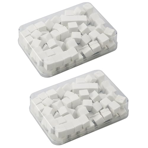 Mini Nail Art Sponges, 200 Pieces, Soft Applicators for Ombre and Gradient Design, Gel Polish Blending