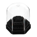 uxcell Nail Drill Bits Holder 48 Holes Large Space Drills Cleaning Black - color: Black