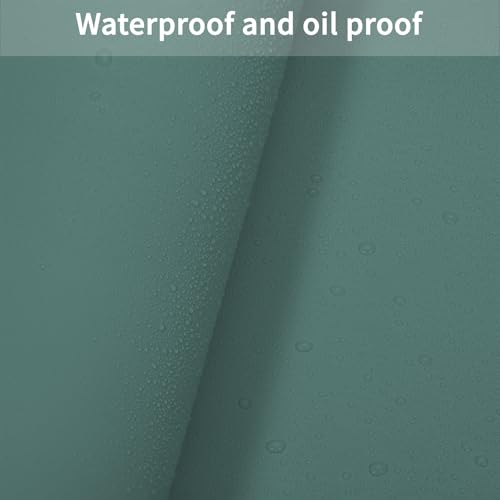 Leather Desk Mat,1.8mm Thick,16x60 Inch Desk Cover,Desk Protector Mat,Dresser Cover Top,Faux Leather Table Cover,Side Table Cover,Office Desk Cover,Office Table Cover(Aqua Blue+Gray,16x60) - color: Aqua Blue+gray, size: 16" × 60"
