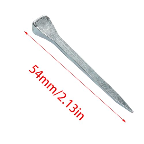 50 Pcs 2.13Inch (54mm) E6 Horseshoe Nails - size: E6（54mm）