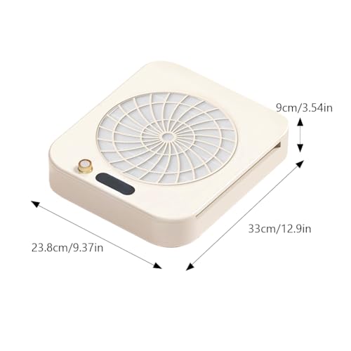 Tiiyee Nail Dust Collector, 4300RPM Adjustable Suction Fan Reusable Filter