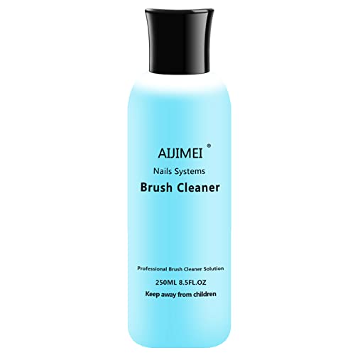 Acrylic Nail Brush Cleaner - Liquid Paint Brush Cleaner for Nails Artists (250ml/8.5 FL.OZ) - color: Brush Cleaner 250ml/8.5 FL.OZ