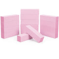 ForPro 15 Pack Pink Buffing Block, 100/180 Grit, 3.75" x 1" x 1" Buffer - size: 15 Count (Pack of 1)
