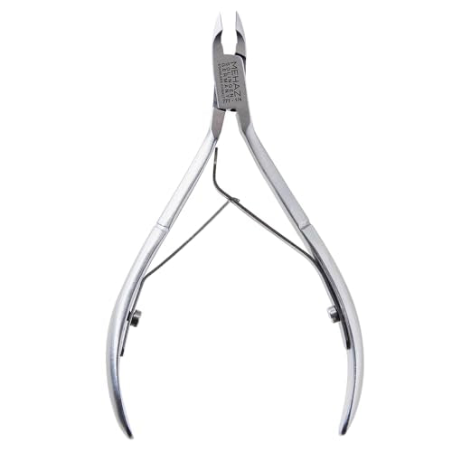 Mehaz Stainless Steel Cobalt Cuticle Trimmer, Nail Cuticle Nipper 1/4 Jaw, Cuticles Remover Clippers for Manicure & Pedicure Nail Tools - size: 1/4 Inch Jaw
