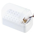2 in 1 Nail Bit Holder & Cleaner 30 Holes Drill Bit Organizer - color: White