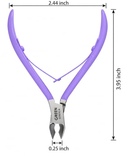 1piece Cuticle Trimmer Nipper 9 Color (Purple) - color: Purple