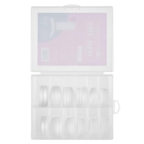 Americanails Nail Tips - Square (Deep "C" Curve) 120ct - color: Square (Deep "C" Curve), size: 120 Nail Tips