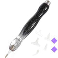 CXJINZE 9 Pcs Plastic 5D Diamond Art Pens Kit with 5 Nibs Stylus Tool,Black - color: Black-9pcs