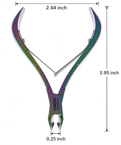 1piece Cuticle Trimmer Nipper 9 Color (Multi Color) - color: Multi-colored Nipper - Pack 1