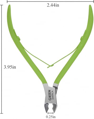 1piece Cuticle Trimmer Nipper 9 Color (Green) - color: Green Nipper - Pack 1