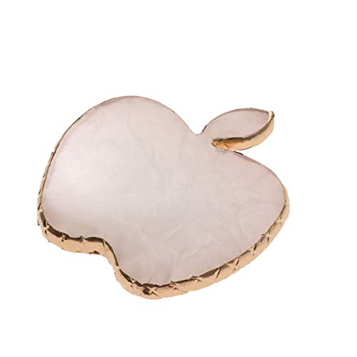 minkissy -Shaped Nail Art Palette Resin White 3.54 X 3.38 X 0.39 in